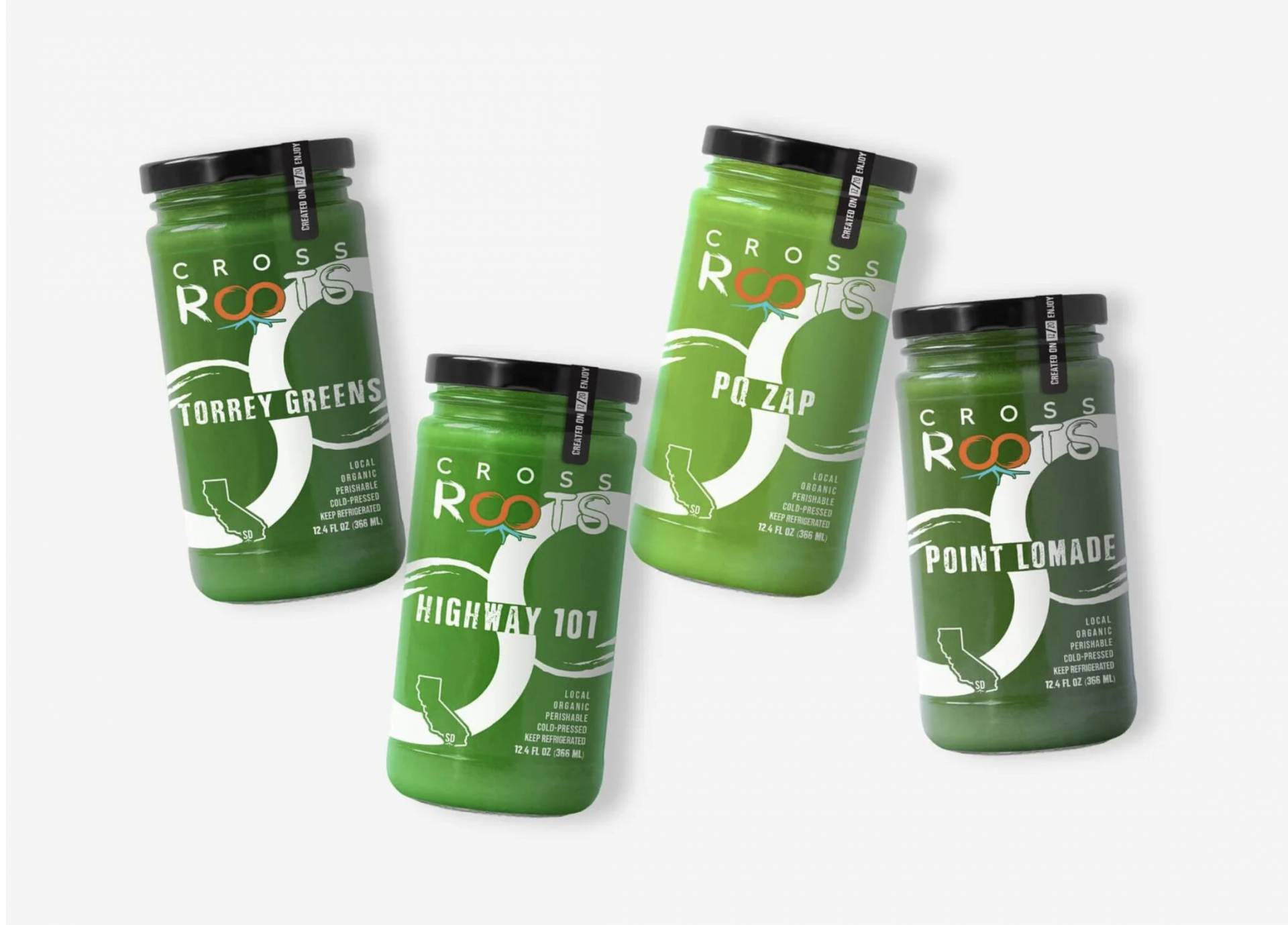 SD Greens - 12 Juice Bundle from Cross Roots Juice